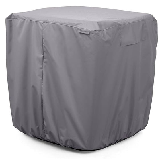 Air Conditioner Cover - Durable Weather-Resistant Protection for Outdoor Units, 300D Polyester, 36W x 36D x 32H, Charcoal