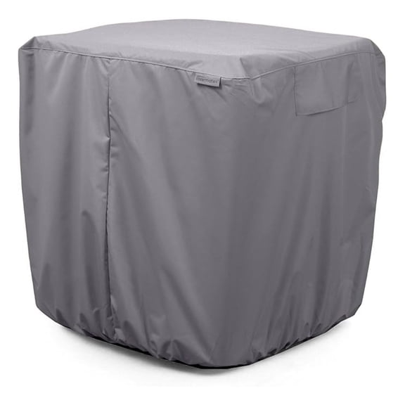 Air Conditioner Cover - Durable Weather-Resistant Protection for Outdoor Units, 300D Polyester, 38W x 38D x 40H, Charcoal