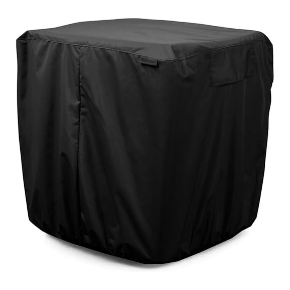 Air Conditioner Cover - Durable Weather-Resistant Protection for Outdoor Units, Ultima 600D Polyester, 24W x 24D x 30H, Ripstop Black
