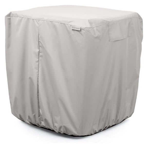 Air Conditioner Cover - Durable Weather-Resistant Protection for Outdoor Units, Ultima 600D Polyester, 26W x 26D x 32H, Ripstop Grey
