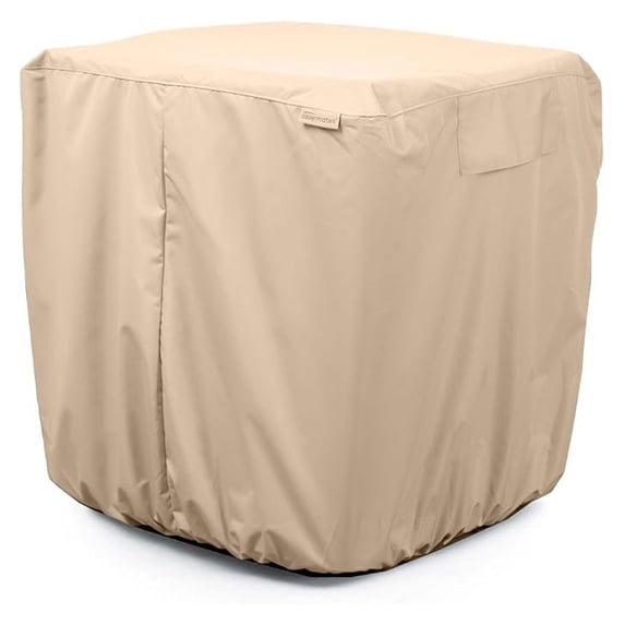Air Conditioner Cover - Durable Weather-Resistant Protection for Outdoor Units, Ultima 600D Polyester, 30W x 30D x 32H, Ripstop Tan
