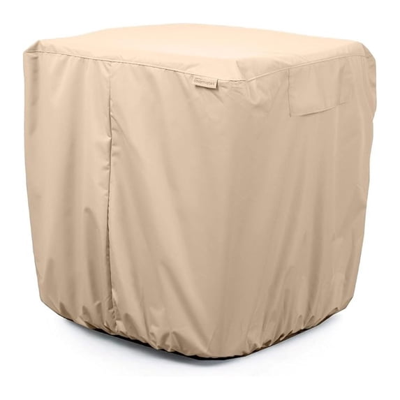 Air Conditioner Cover - Durable Weather-Resistant Protection for Outdoor Units, Ultima 600D Polyester, 32W x 36D x 38H, Ripstop Tan