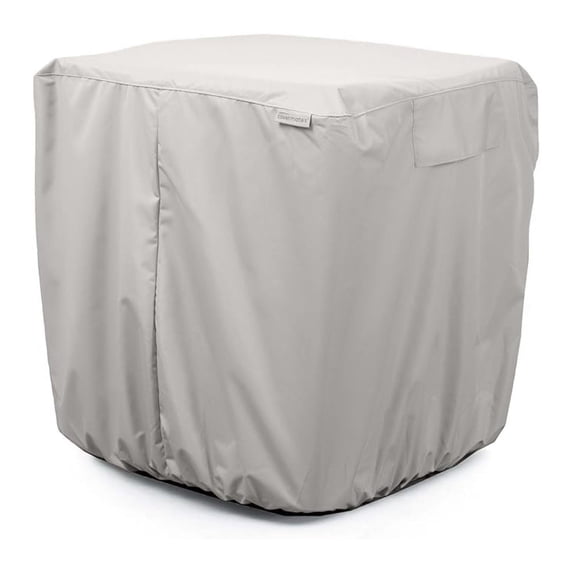 Air Conditioner Cover - Durable Weather-Resistant Protection for Outdoor Units, Ultima 600D Polyester, 34W x 34D x 30H, Ripstop Grey