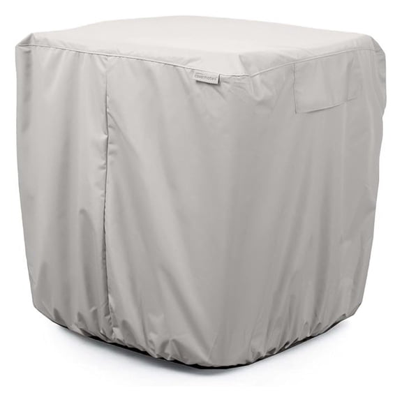 Air Conditioner Cover - Durable Weather-Resistant Protection for Outdoor Units, Ultima 600D Polyester, 34W x 34D x 30H, Ripstop Grey
