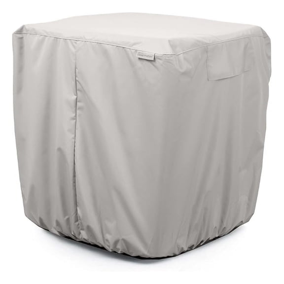 Air Conditioner Cover - Durable Weather-Resistant Protection for Outdoor Units, Ultima 600D Polyester, 34W x 46D x 34H, Ripstop Grey