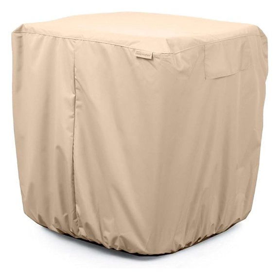 Air Conditioner Cover - Durable Weather-Resistant Protection for Outdoor Units, Ultima 600D Polyester, 34W x 46D x 34H, Ripstop Tan