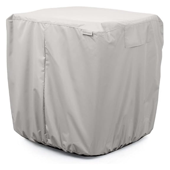 Air Conditioner Cover - Durable Weather-Resistant Protection for Outdoor Units, Ultima 600D Polyester, 40W x 40D x 42H, Ripstop Grey