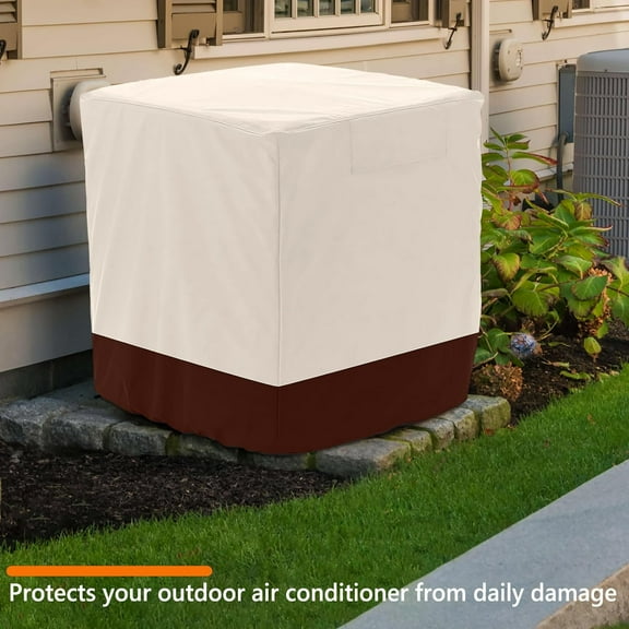 Air Conditioner Cover for Outside Units,Waterproof AC Cover for Outdoor Winter Protection,AC Cover for Outdoor Central Unit Heavy Duty Water-Resistant Design（30*30*32"）