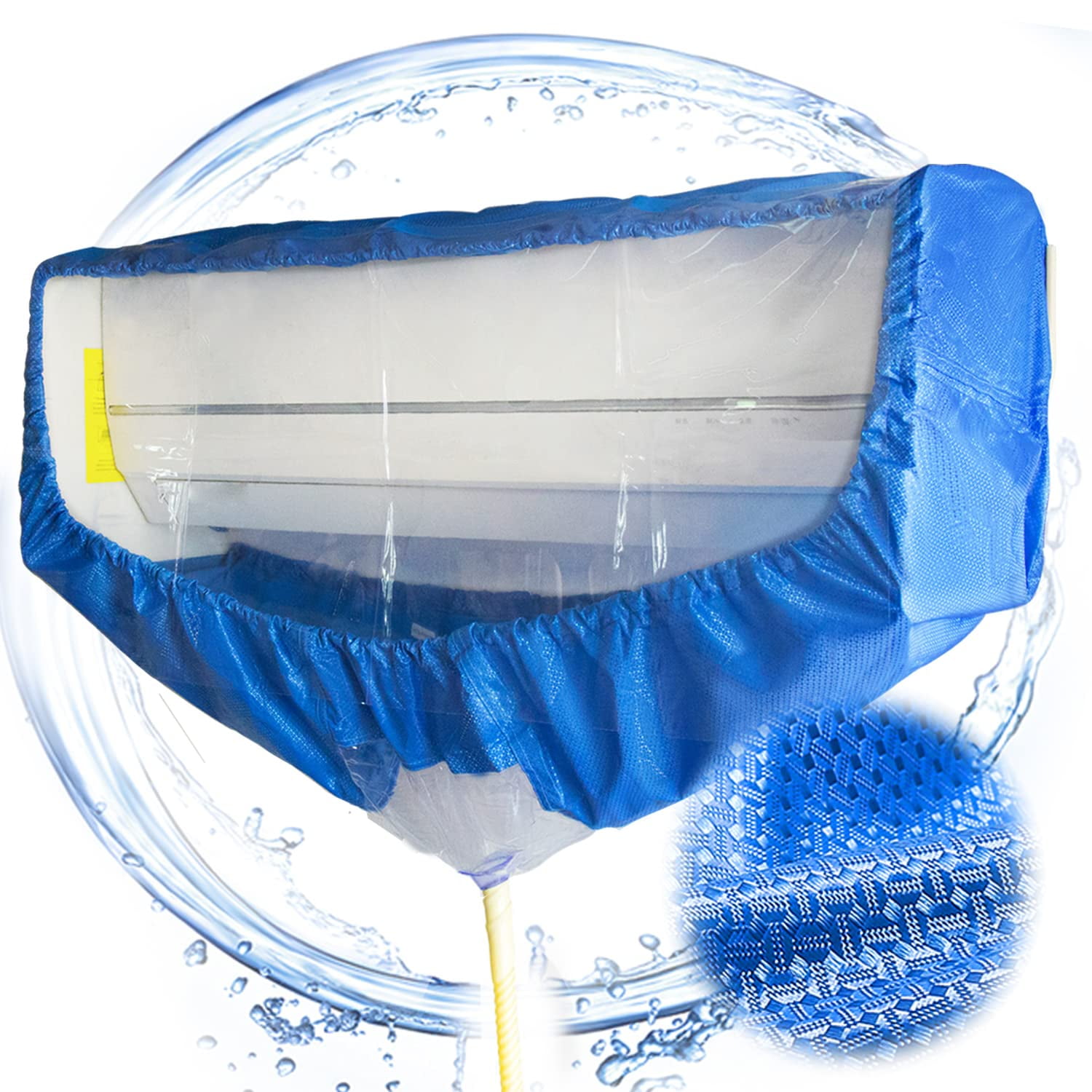 Air Conditioner Cover Split Air Conditioner Cleaning Protector Bag With Drain Outlet And Two Sides 
