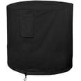 thumbnail image 1 of Air Conditioner Covers, 420D Outside Units Veranda AC Covers Standard American Furniture Central Air Conditioner (34" X 30" Round), 1 of 8