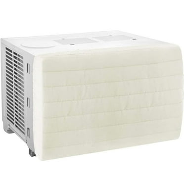 Air Conditioner Covers, Indoor Air Conditioner Covers for Window Units, Double Insulation, Window AC Unit Cover for Inside (17" x 13" x 2.7"), White
