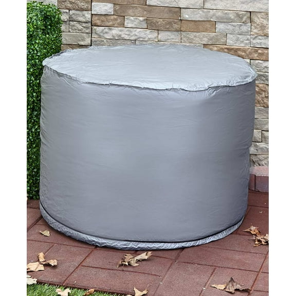 Air Conditioner Covers - Round Ground Unit Cover