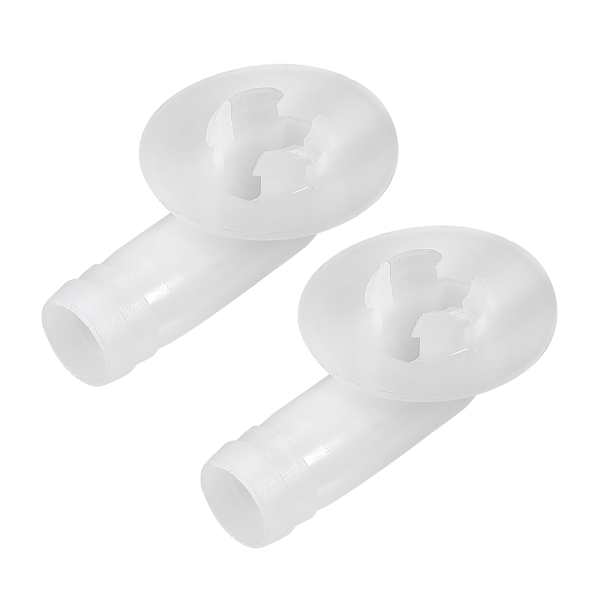 2-Pack Air Conditioner Drain Hose Connectors – 15mm (3/5") Straight PVC Fitting With Rubber Ring For Window AC