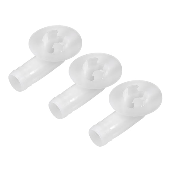 Air Conditioner Drain Hose Connector Elbow Fitting for Mini-Split Units and Window AC Unit 18mm 3 Pcs