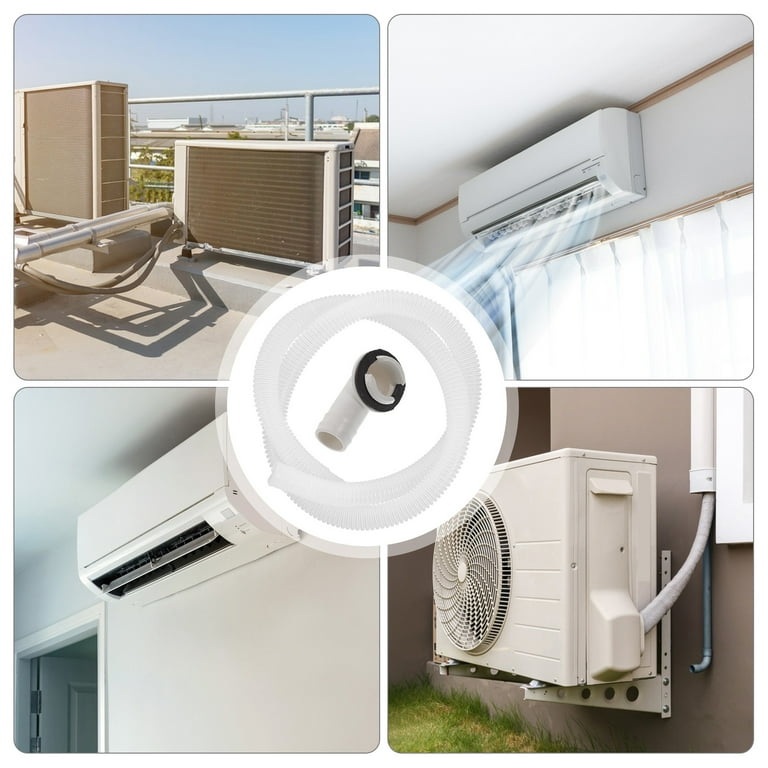 Air Conditioner Drain Hose 20mm Connector 1m Clear Tubing for Mini