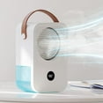 Air Conditioner Fan, Mini Personal Desk Air Cooling Fan with 4 Speed