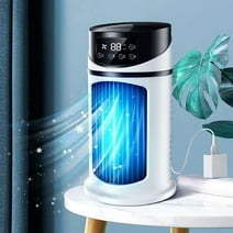 Air Conditioner Fan, Portable Evaporative Mini Air Conditioner ,3 Speeds Personal Air Conditioner, Small Portable AC Air Cooler with Humidifier for Room Bedroom Office Desk