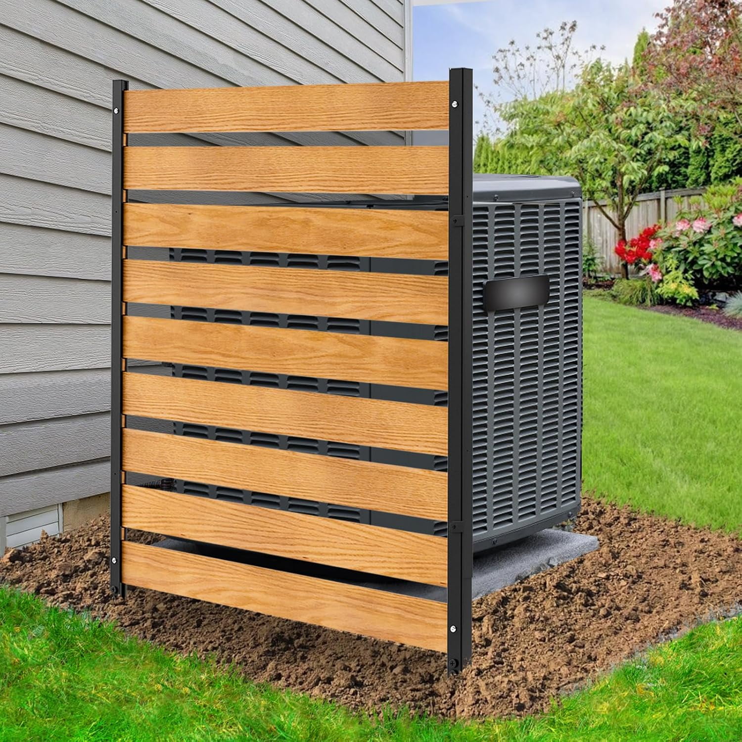 Air Conditioner Fence, 1Panel Pool Equipment Enclosure, 38" W x 60" H