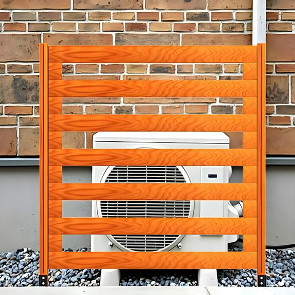 Air Conditioner Fence   36" W x 36" H Outdoor Privacy Screen ,  Air Conditioner FencePiece Solid Wood Multi-Use Privacy Barrier with 3 In Thickness