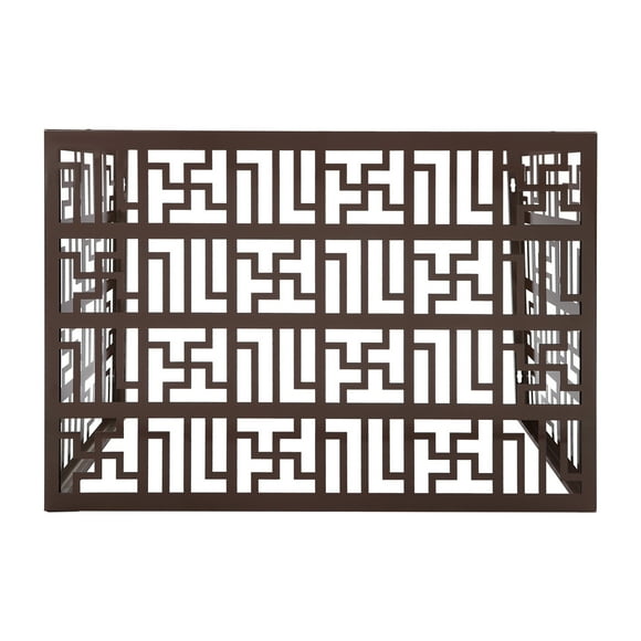 Air Conditioner Fence, Aluminum Alloy for Durability, Easy Installation, Protects AC Unit from Weather, Enhances Outdoor Aesthetics