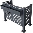 thumbnail image 1 of Air Conditioner Fence, Metal Outdoor Privacy Screen Fence Panels for Outside to Hide AC & Trash Enclosure, Easy Installation & Multi-Purpose Security, 1 of 9