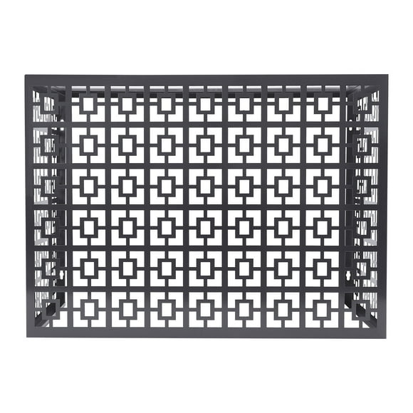 Air Conditioner Fence, Weatherproof, Aluminum Alloy Construction, Protects AC Units from Extreme Weather and Enhances Dcor