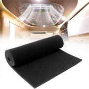 Air Conditioner Filtration Foam,RV A/C Filters Replacement,High-density Dustproof Foam Filters,Dehumidifier Filters,Trash Cans Filters,Easy to Cut,for Travel Camper 40 x 16 Inches Black