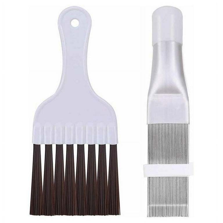 Air Conditioner Fin Cleaning Tool Coil Comb Ac Cleaner Condenser Brush Radiator Universal Folding Brush Also For Cleaning