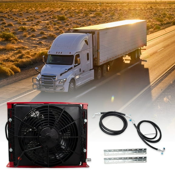 Air Conditioner For for Cab Semi Truck Bus Caravan RV 11000 BTU Universal 12V