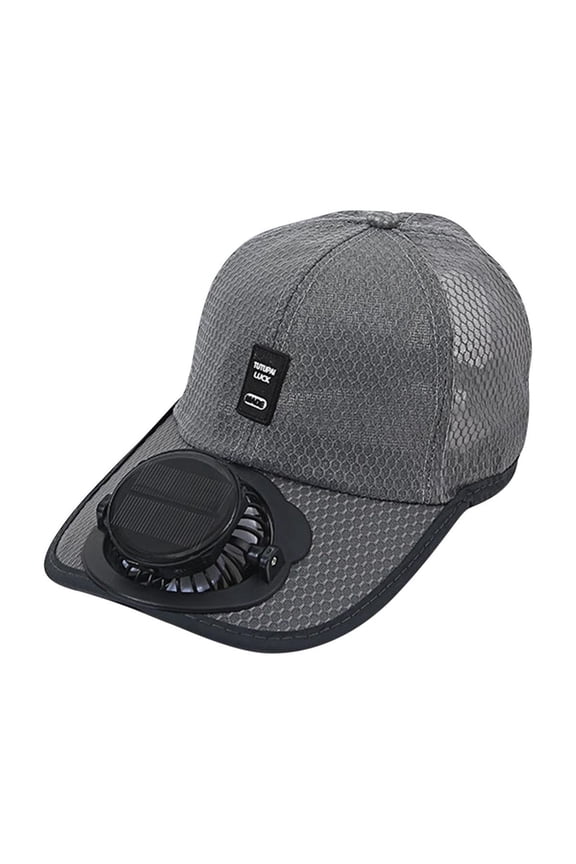 Air Conditioner Home Gardening Supplies Solar Rechargeable Fan Baseball Cap For Men In Spring And Summer 2026 Sun Protection And Sunshade Cap
