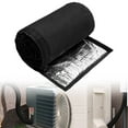 thumbnail image 1 of Air Conditioner Hose Cover Wrap,10.24x72.05" Insulated AC Hose Cover,AC Hose Duct Vent Cover Sleeve Insulated Cover for Portable AC Exhaust Hoses Tube 600D Oxford Cloth Hook and Loop Faster,Black, 1 of 8