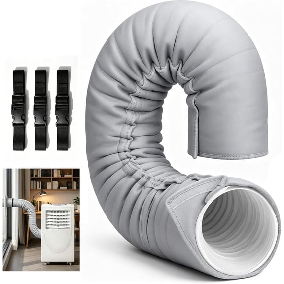 Air Conditioner Hose Cover Wrap - AC Hose Duct Vent Cover Sleeve Insulated Cover for Portable AC for 5" & 5.9" Diameter Exhaust Hoses Tube