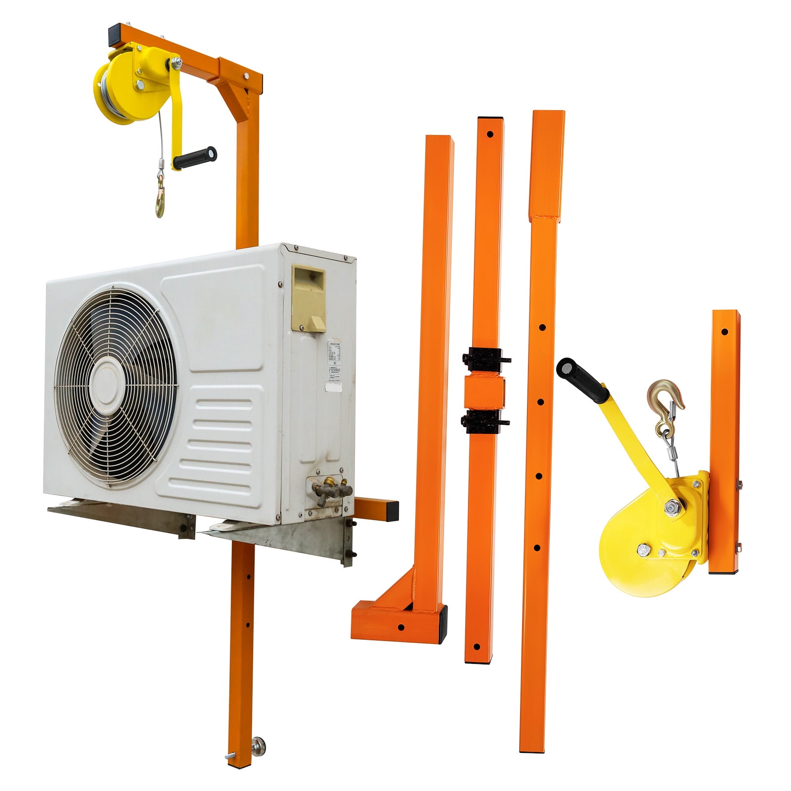 Air Conditioner Lifting Crane with 50 FT Thick Steel Wire Rope, Air ...