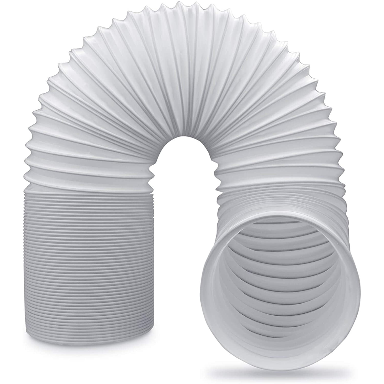 Air Conditioner Portable Exhaust Hose- 5 in Diameter Size - 59 in Long -  Universal Flexible Counter Clockwise Tube - Walmart.com