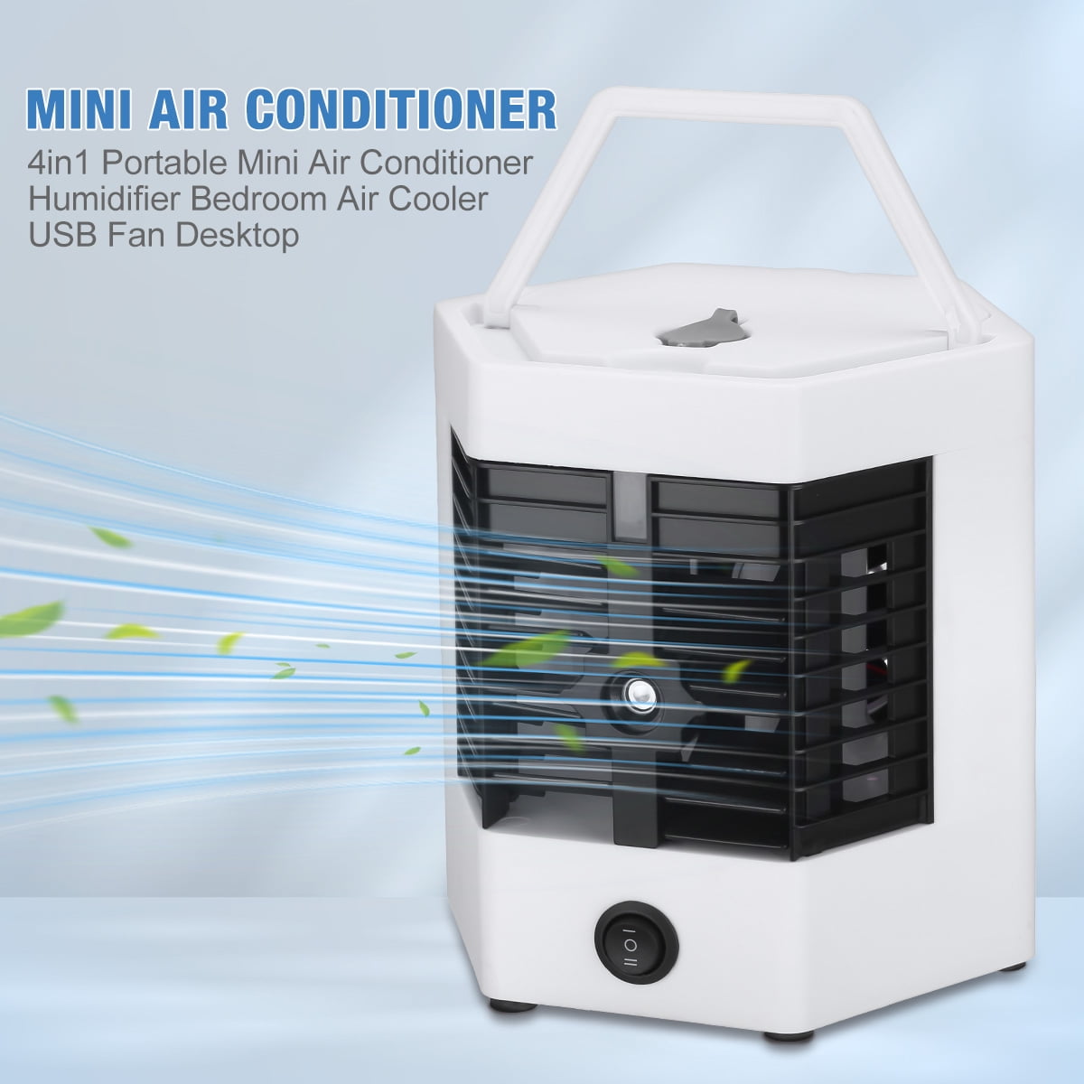 Air Conditioner Portable Humidifier Misting Fan 4 in 1 Mini Air Cooler