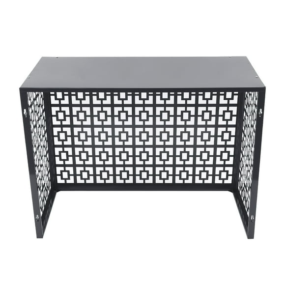 Air Conditioner Protection Fence, Electrostatic Spraying Aluminum Alloy, Weatherproof, Ventilation, Suitable for Outdoor Units, Easy Setup