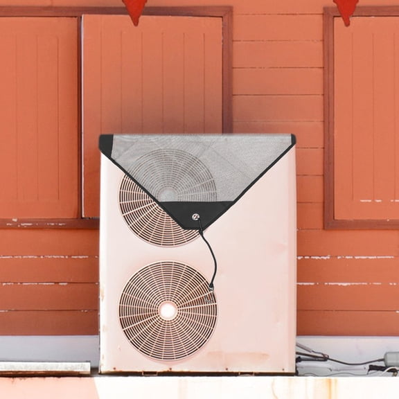 Weatherproof Outdoor Air Conditioner Cover, Sun Shield Protective Cover for AC Units, Air Conditioner Accessories