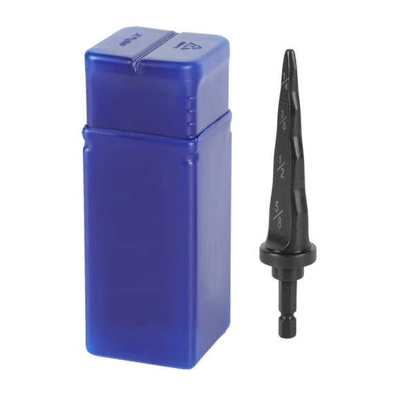 WHAMVOX Copper Tube Expander Swaging Tool Drill Bit Set for HVAC Pipes Black Metal 1/2 Inch