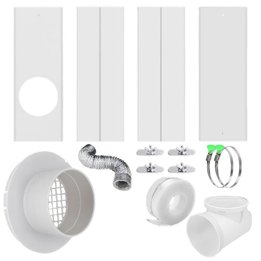 Air Conditioner Vent Kit for Window with Access Pipe 4 Bench Plates