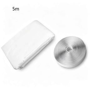 Air Conditioner Window Caulking Kit, Mobile AC Window Sealing Fabric Cloth Frame, Soft Double Head Zipper and Tool Free Adhesive, Stop Hot Air Backflow Energy Saving, for Casement Windows Offices