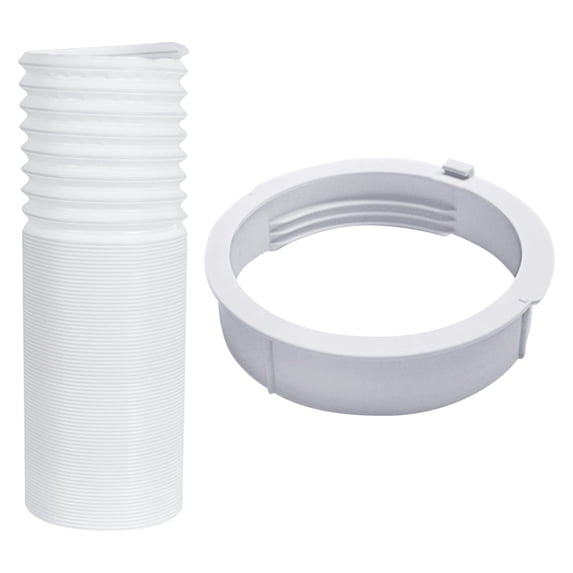 Air Conditioner Window Vent Kit, Stretchable AC Exhaust Hose Set, 78.7" Adjustable Window Seal with 5.9" Diameter, AC Vent Pipe Connector, Portable AC Duct Tube, Air Conditioner Hose Adapter