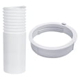 thumbnail image 1 of Air Conditioner Window Vent Kit, Stretchable AC Exhaust Hose Set, 98.4" Adjustable Window Seal with 5.9" Diameter, AC Vent Pipe Connector, Portable AC Duct Tube, Air Conditioner Hose Adapter, 1 of 6