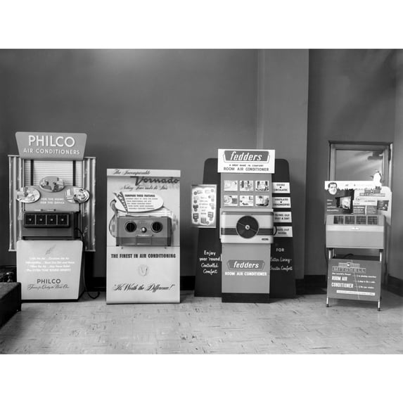 Air Conditioners-1952. Courtesy Csu Archives Everett Collection History (36 x 24)