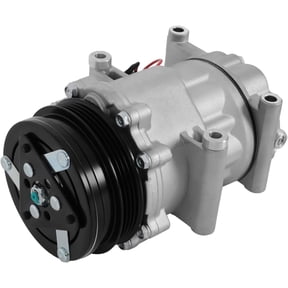 Air Conditioning A/C Compressor with Clutch A/C Compressor forReplacement for Pontiac G6 3.9L 2006-2011, for Chevrolet Impala 3.5L 3.9L 2006-2011, Monte Carlo 3.5L 2006 2007, Malibu Monte Carlo 3.9L