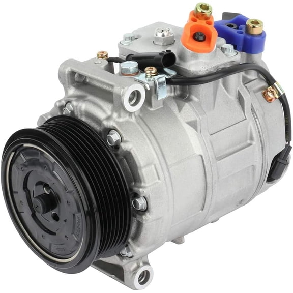 Air Conditioning A/C Compressor with Clutch D-odge Sprinter 2500 3500 3.0L 2007-2009, Air Conditioner Compressor for Freightliner Sprinter 2500 2.1L 2014-2017,for CL600 5.5L 2007-2011 CO 11328C