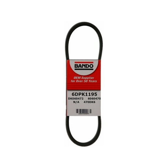 Air Conditioning, Alternator and Power Steering Accessory Drive Belt - Compatible with 2000 - 2006 Volkswagen Golf 2001 2002 2003 2004 2005