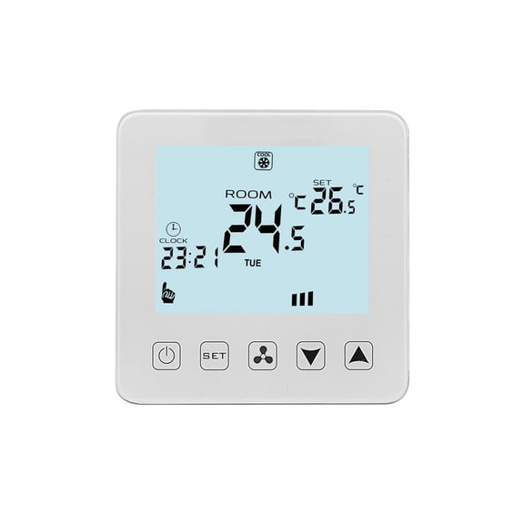 Air Conditioning Fan Coil Thermostat 2P 4P With Programmable, App Remote Voice Control