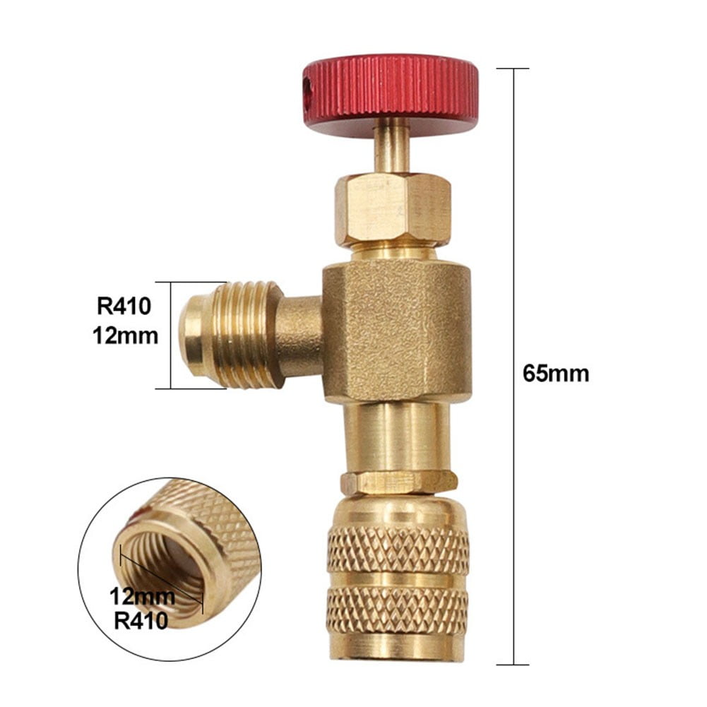 Air Conditioning Fluoride Safety Valve Antifreeze Hand Valve R22/R410 ...