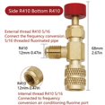 thumbnail image 1 of Air Conditioning Fluoride Safety Valve R22 R410 Connector Safety Adapter R410 Bottom R410, 1 of 5