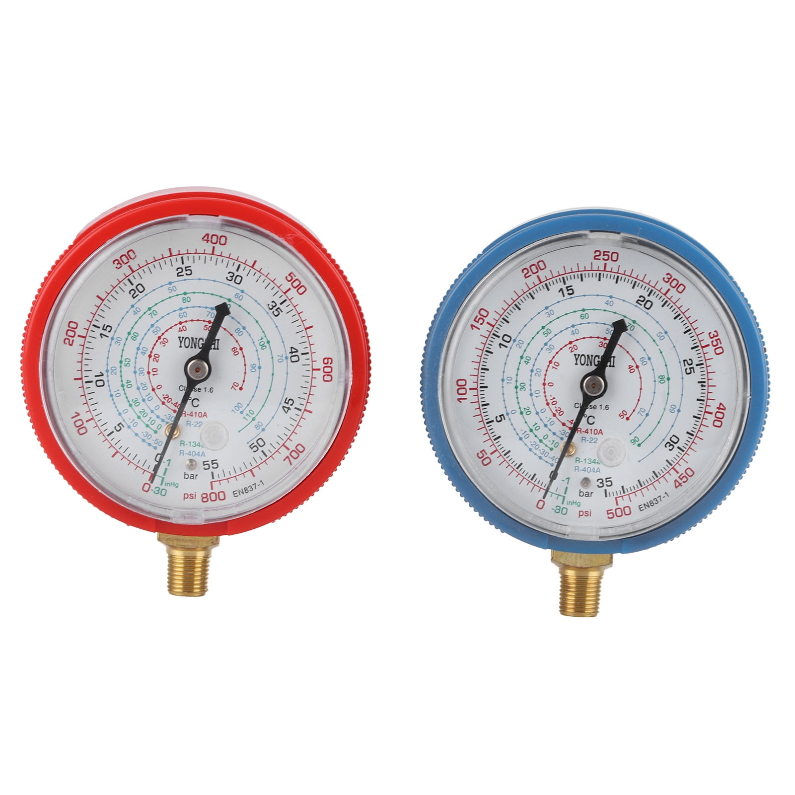 Air Conditioning Pressure Gauges Refrigerant Easy to Read PSI KPA